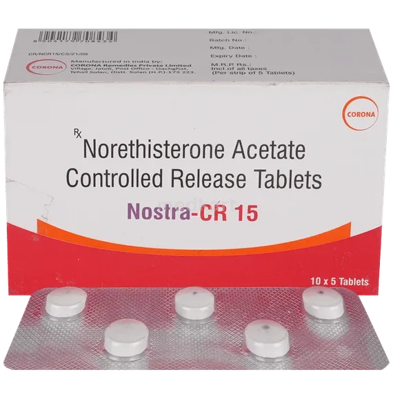 nostra cr 15mg tablet 5's